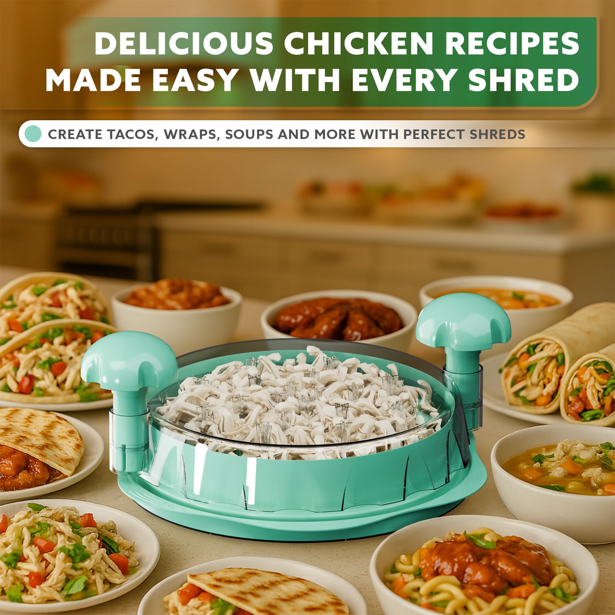Generic Chicken Shredder Twist Large Set kitchen tool bundle adds convenience