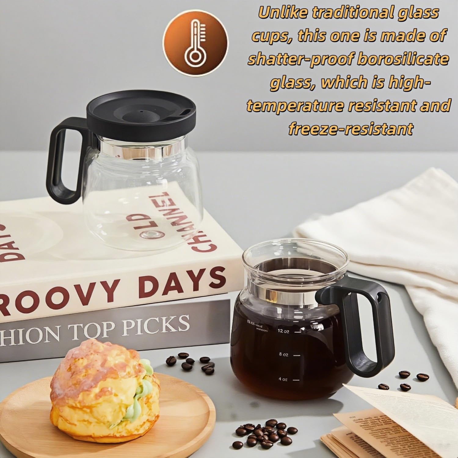 Generic Coffee Pot Mug 16oz on a desk with a cozy morning vibe.