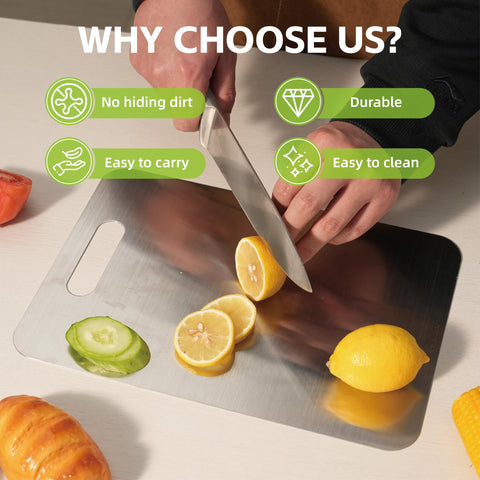 Generic cutting board knife-friendly surface resists dulling and odors