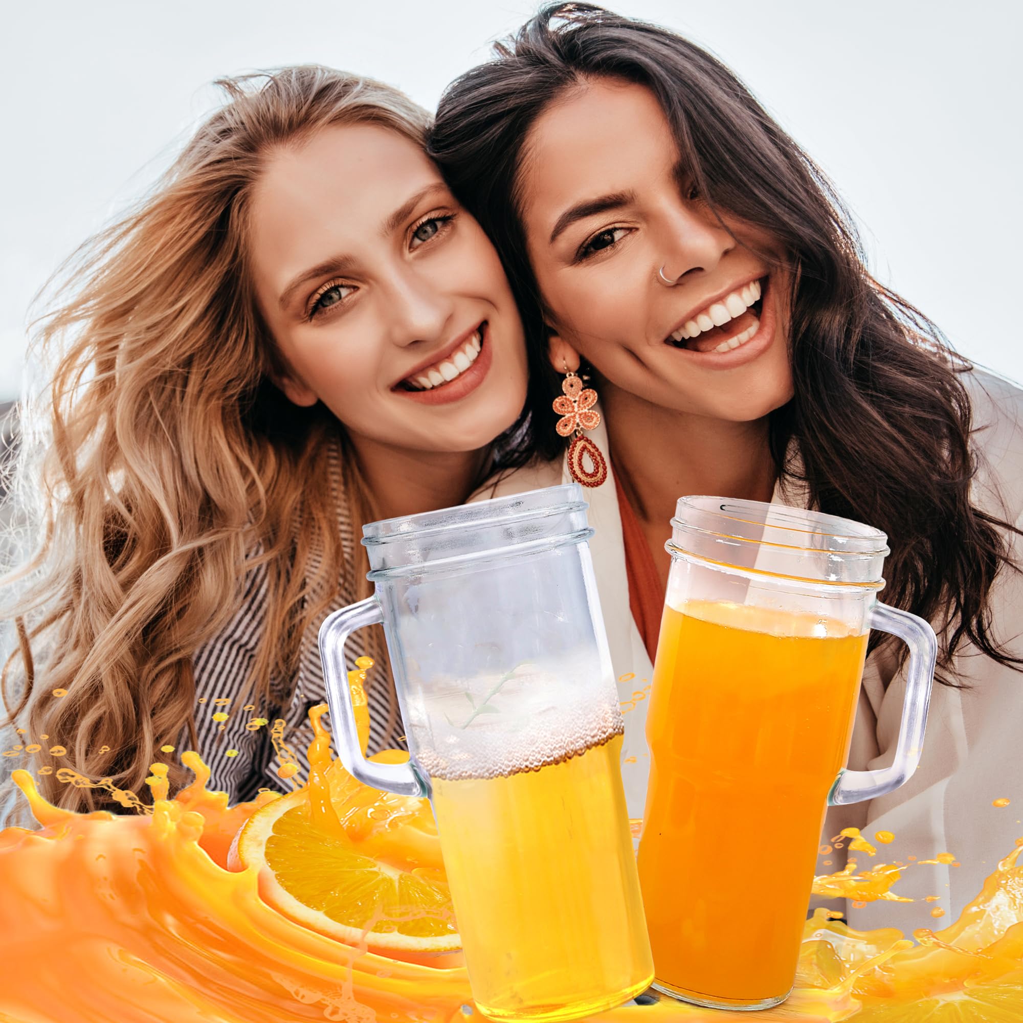Generic dishwasher-safe glass cups simplify cleaning after busy days.