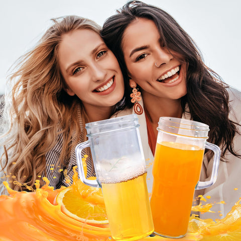 Generic dishwasher-safe glass cups simplify cleaning after busy days.