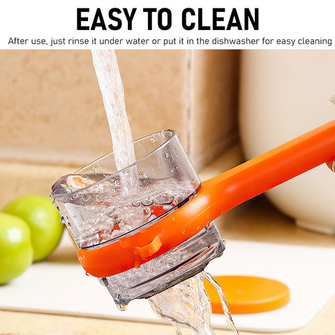 Generic peeler is easy to clean under running water after use.