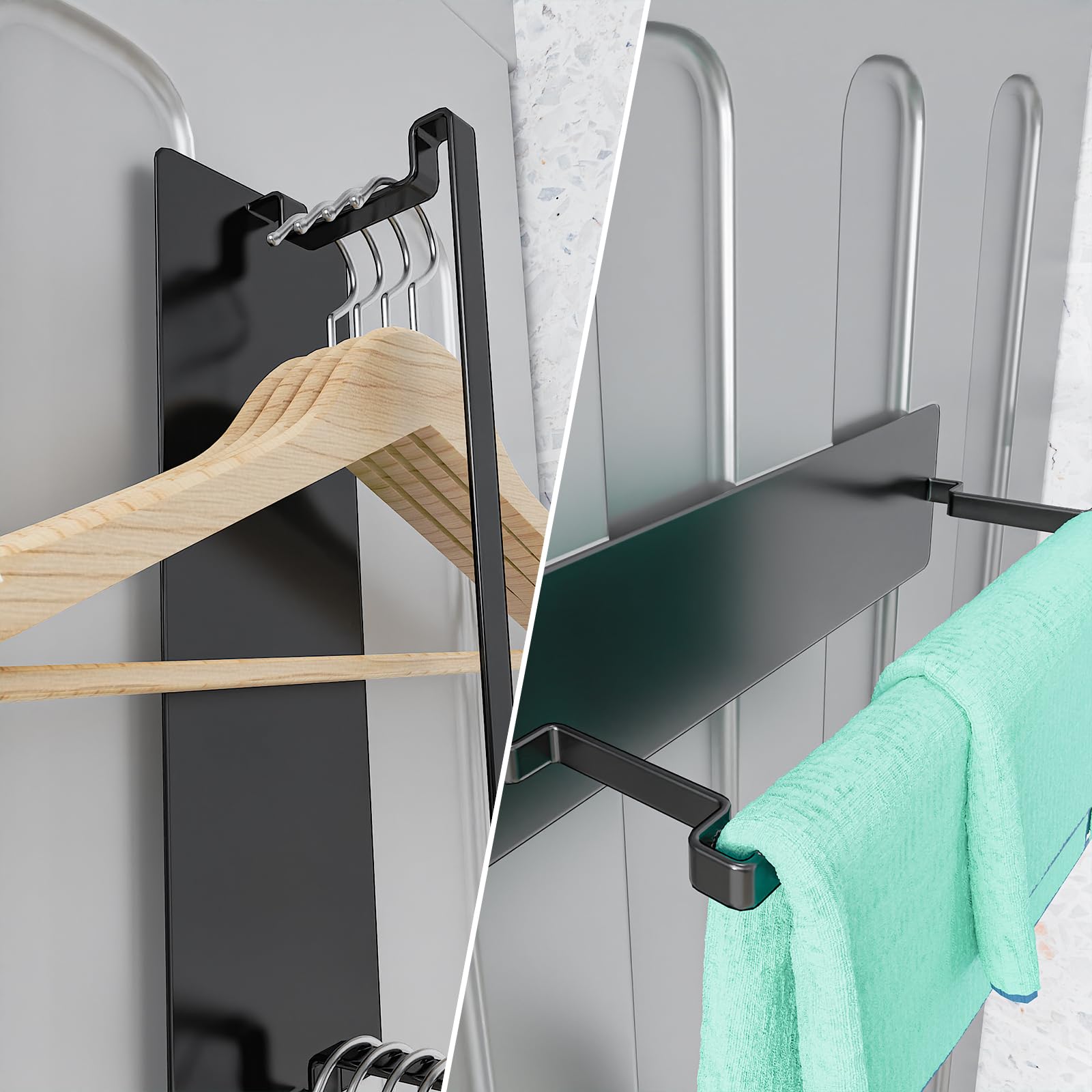 Generic easy-load-unload feature allows repositioning on washer or fridge with ease.