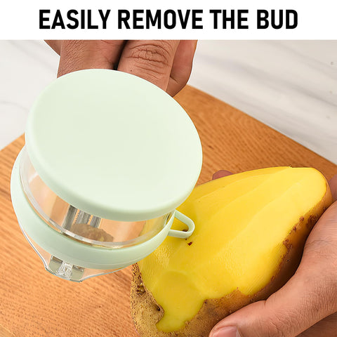 Generic ergonomic non-slip handle reduces fatigue during long prep sessions.