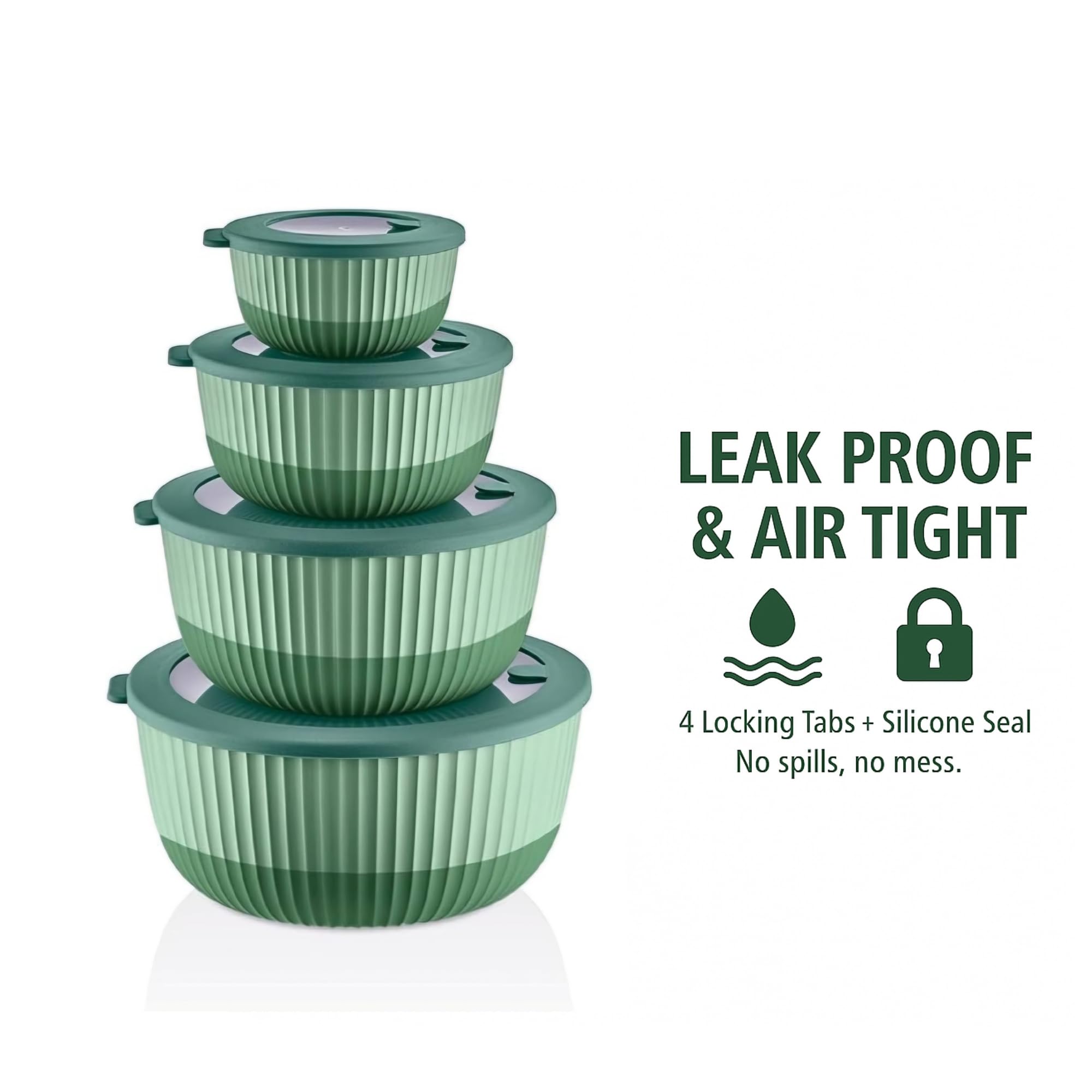 Generic bowls are top-rack dishwasher safe for quick cleanup.