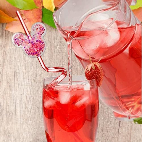 Generic Glitter Mouse Straws demonstrate durable, non-toxic construction for kids.