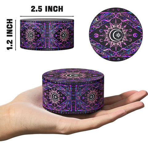 Generic grinder manual kitchen purple side grip emphasizes ergonomic comfort for effortless grinding