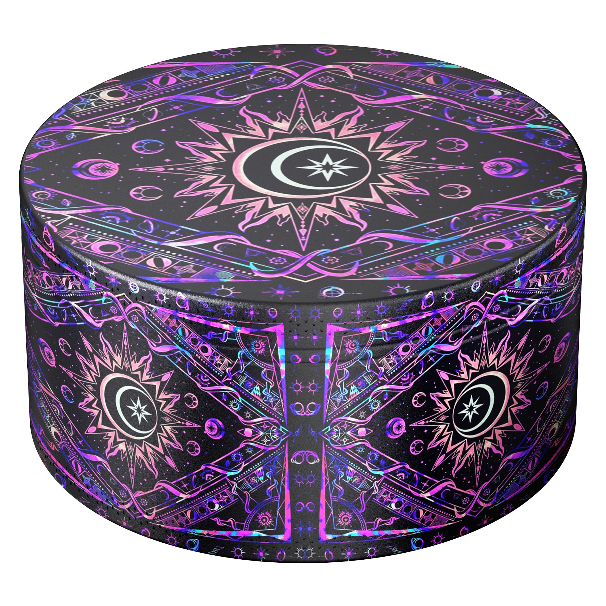 Generic grinder manual kitchen purple top view highlights easy cleaning and compact design
