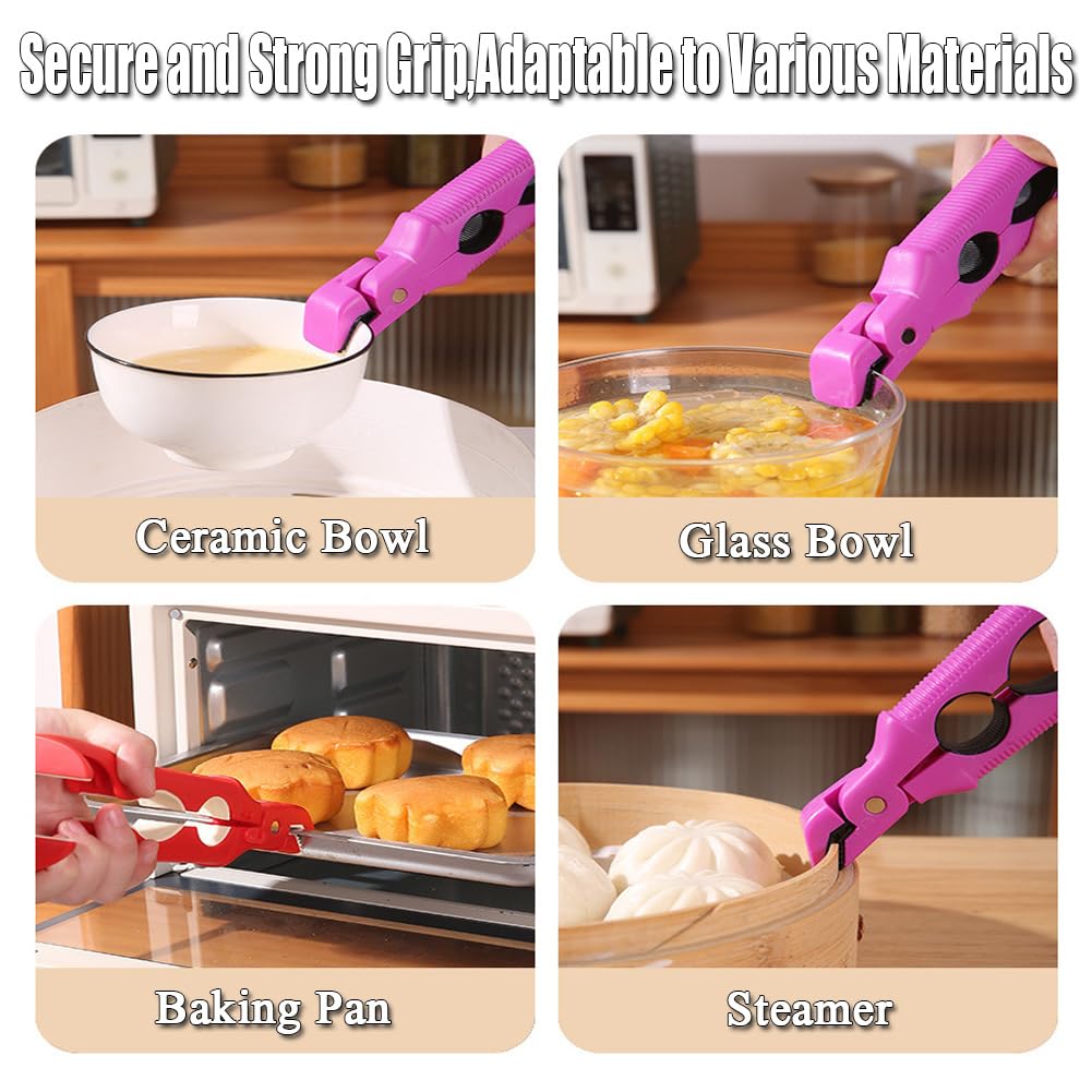 Generic heat-resistant silicone construction shields hands during microwaving.