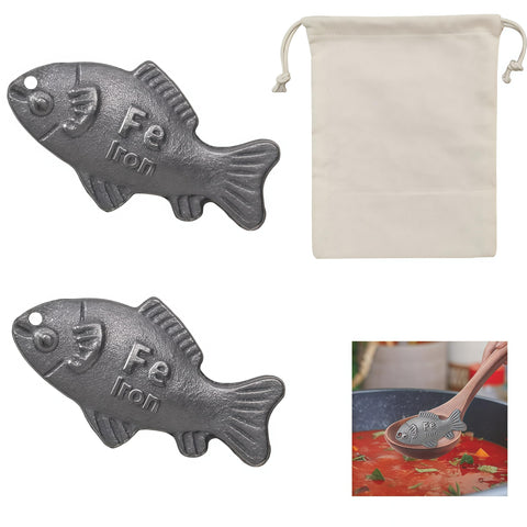 Generic Iron Fish dual-pack for kitchen use delivers convenient iron boost while cooking.