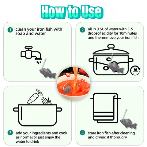 Generic Iron Fish gift-ready-packaging makes a thoughtful present for health-conscious friends.