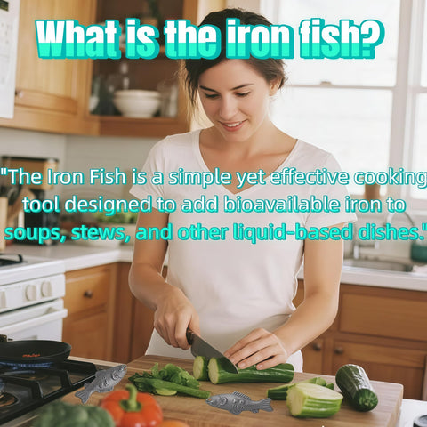 Generic Iron Fish vegan-safe-use supports iron intake for vegan meals and pregnancy needs.