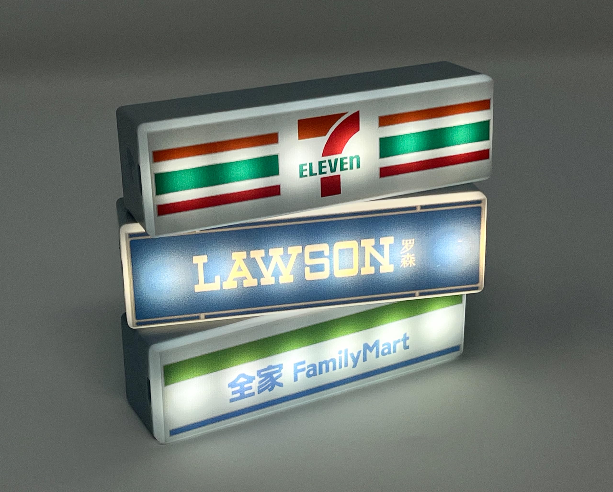 Generic LED light-up Konbini front design magnet highlights premium ABS build