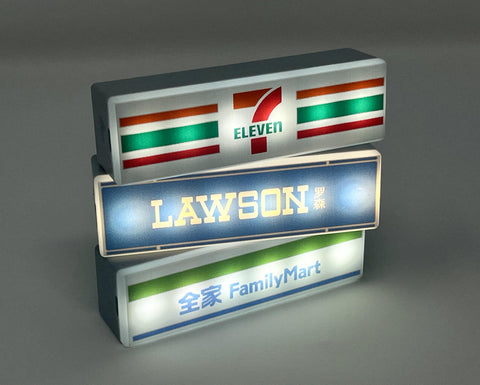 Generic LED light-up Konbini front design magnet highlights premium ABS build