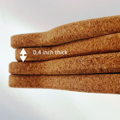Generic magnet cork trivet 10inch shields tabletops from heat.