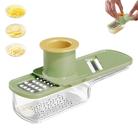 Generic Mini Garlic Slicer shows compact design and garlic slicing capability for easy meal prep.