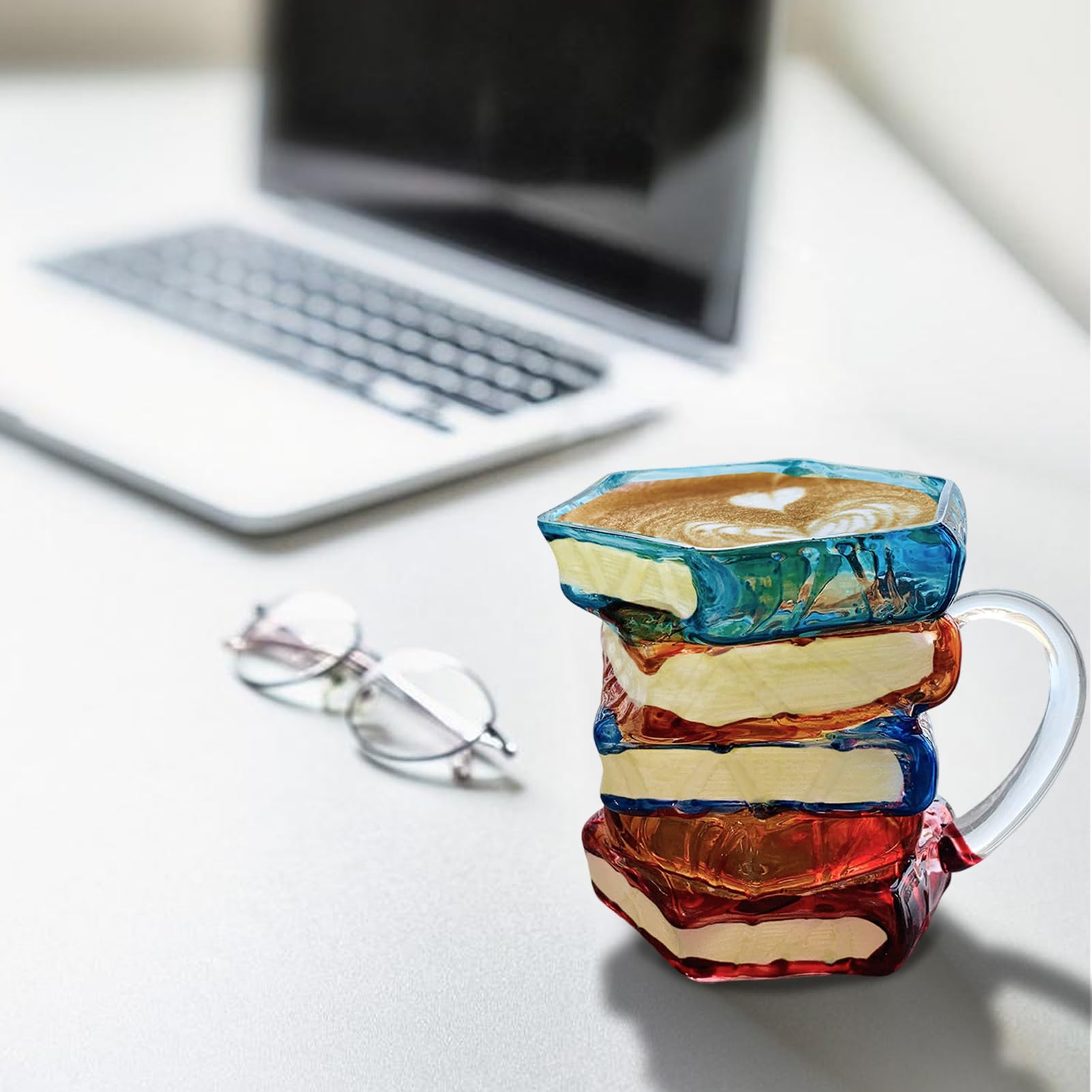 Generic Painted Book Mug packaging showcases a gift-ready format.