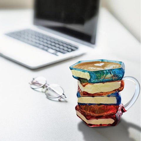 Generic Painted Book Mug packaging showcases a gift-ready format.