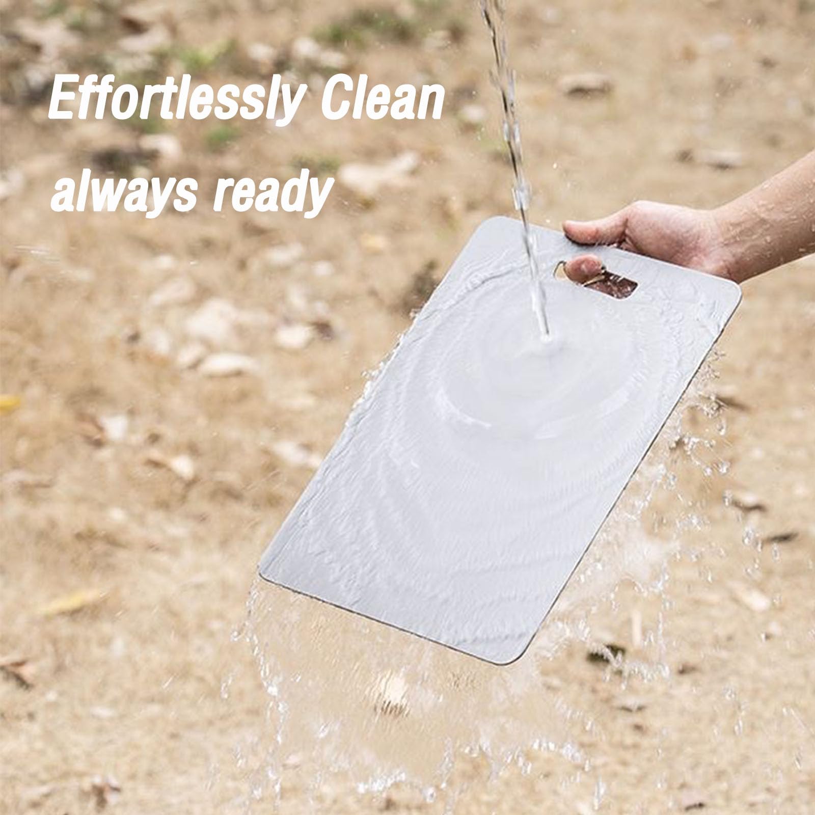 Generic Pure Titanium Cutting Board, dishwasher-safe surface for quick, hygienic cleaning.