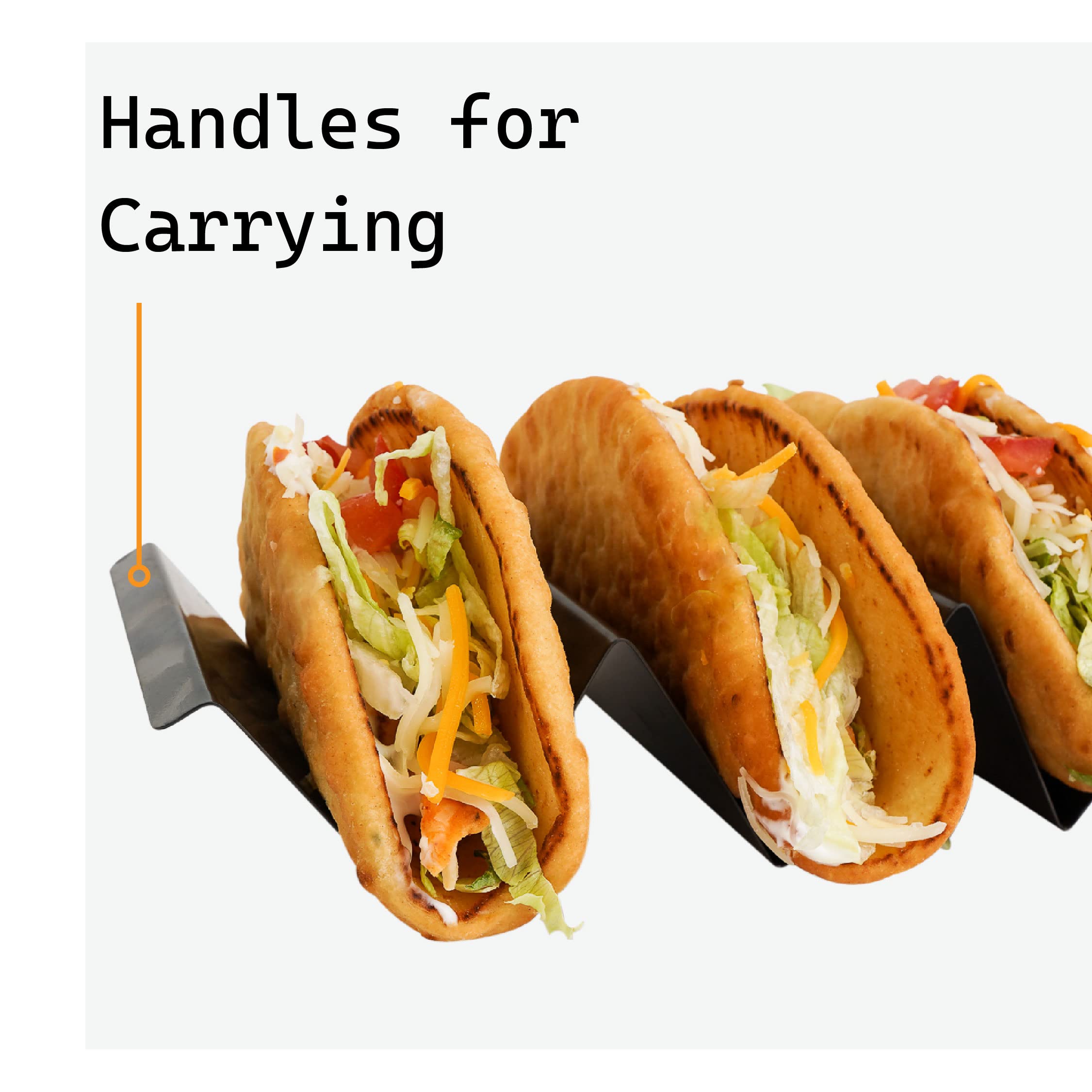Generic taco holder stand set of 2 packs ideal for home entertaining.