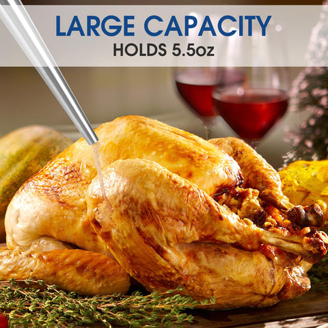 Generic Turkey Baster with silicone bulb is easy to clean after cooking