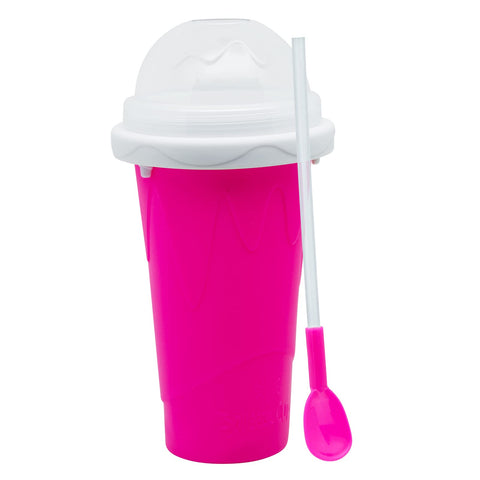 Generic Two-in-One straw and spoon design for versatile use.