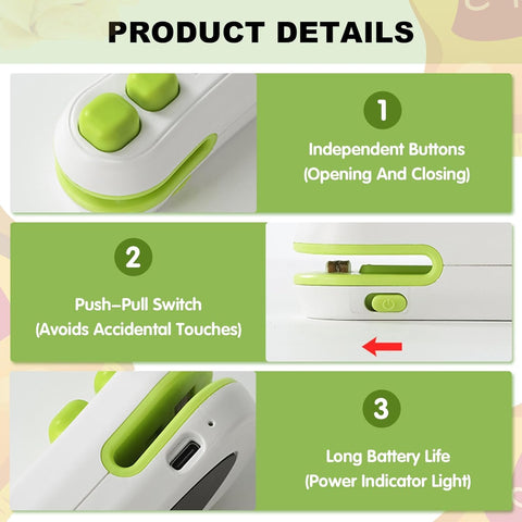 Generic two-pack sealer set ideal for multiple spots in the kitchen.