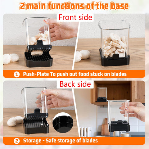 GENGCANG fruit slicer cup creates precise hard-boiled egg slices.