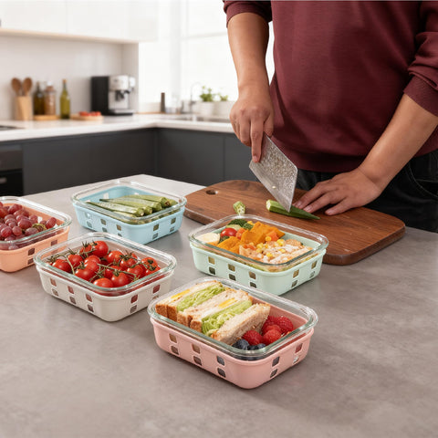 Genicook 35oz capacity supports portion-controlled meals