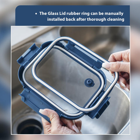 GENICOOK airtight seal emphasizes leak-proof storage