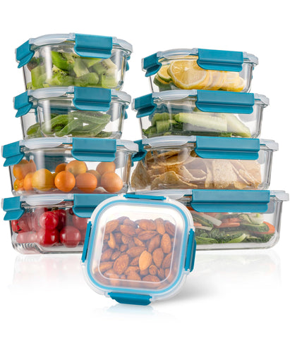 GENICOOK meal prep containers ideal for portion control and planning.