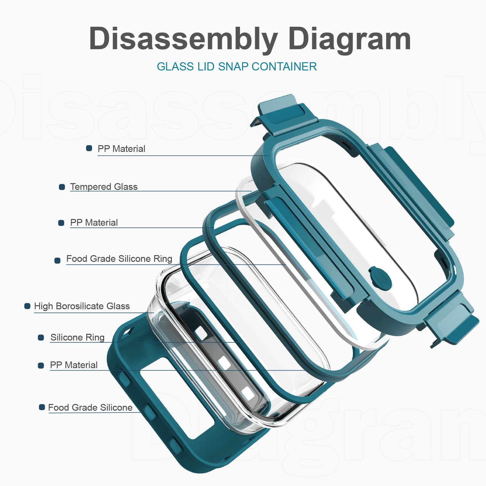 GENICOOK portable lunch companion for work or school