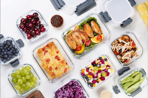 Genicoook dishwasher-safe containers for easy cleanup