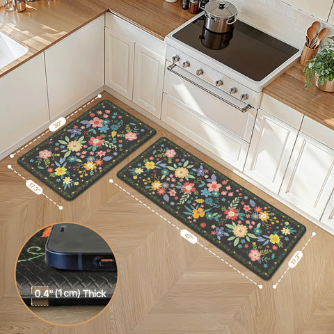 GENIMO non-slip base keeps mats in place while washing dishes.