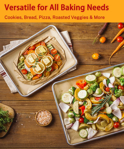 GENLGE non-stick baking paper simplifies roasting and grilling cleanup.