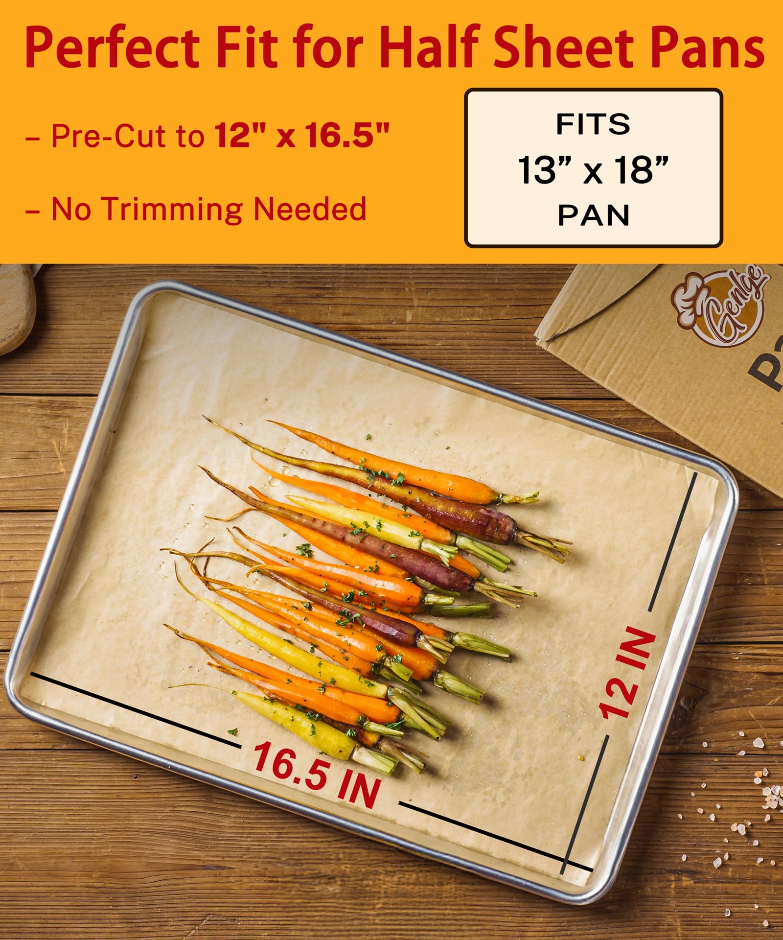 GENLGE FSC-certified wood pulp parchment delivers reliable food-safe performance.