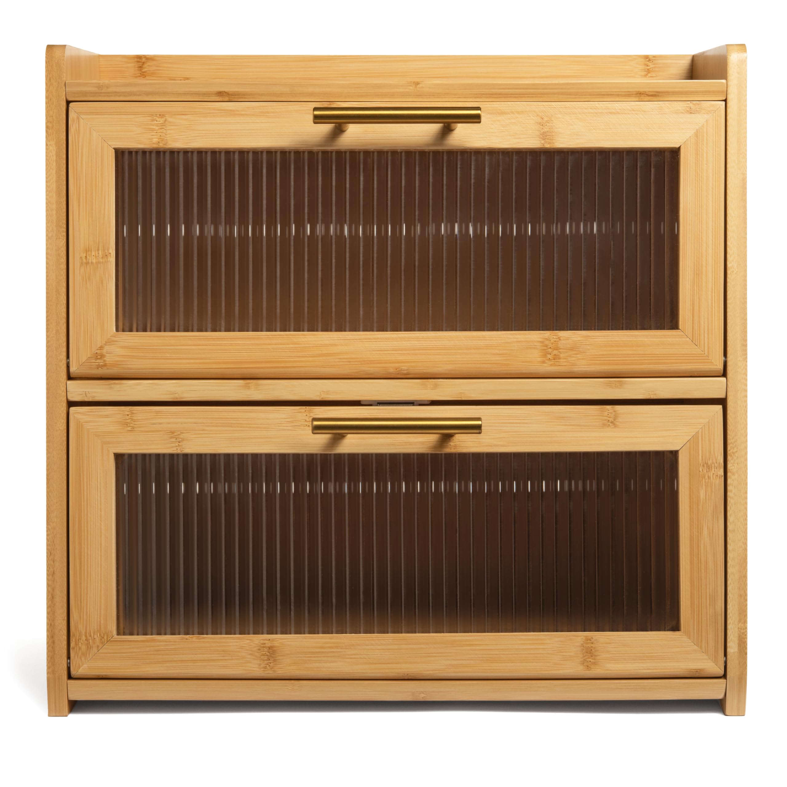 Gennua Kitchen magnetic closures keep doors secure and tidy.