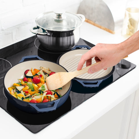 Gennua Kitchen 3.3-quart size ideal for small casseroles and side dishes.