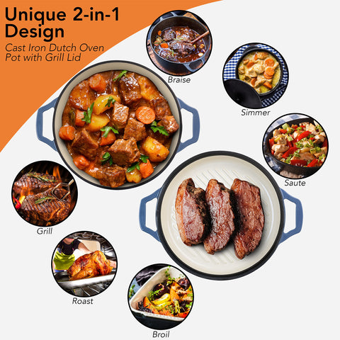 Gennua Kitchen stove-to-oven capability supports versatile one-pan meals.