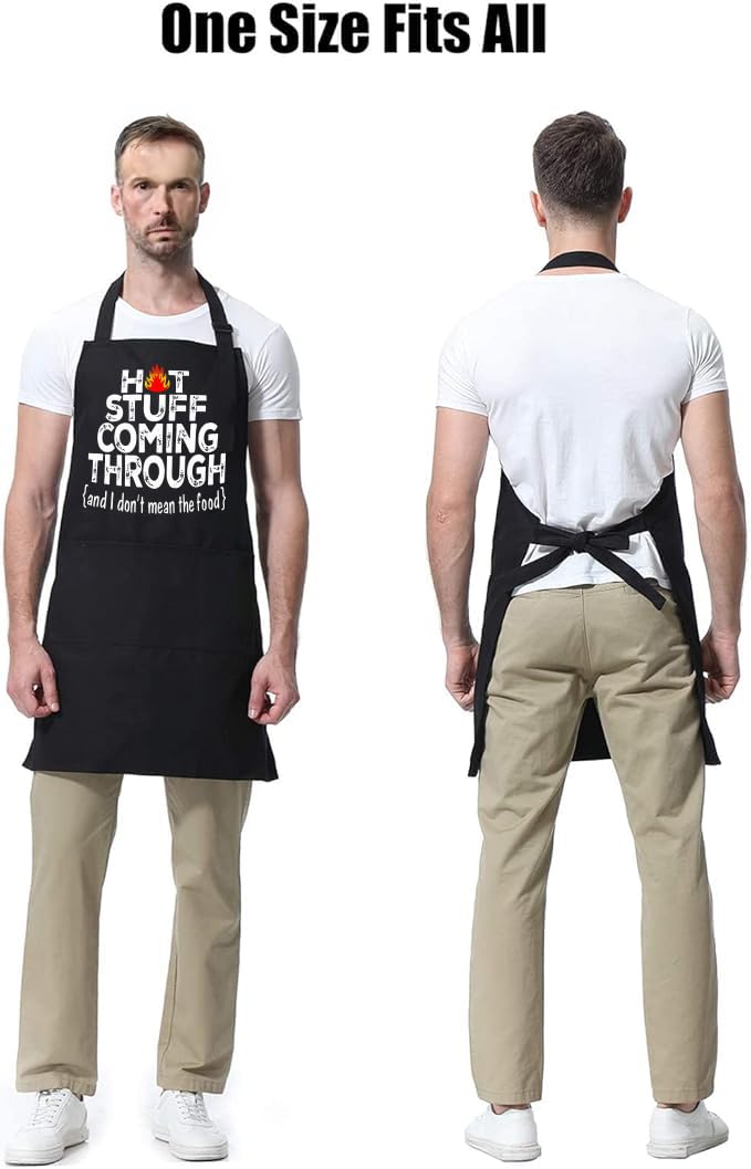 GENSTORES I Grill I Know apron suits backyard barbecues and casual cookouts