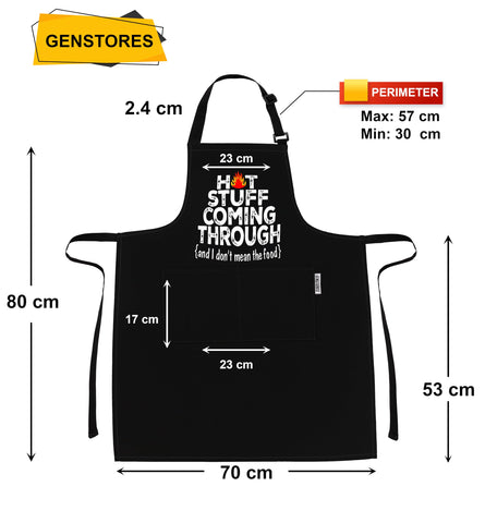 GENSTORES Mr. Good Looking Is Cooking apron adds playful style while you cook