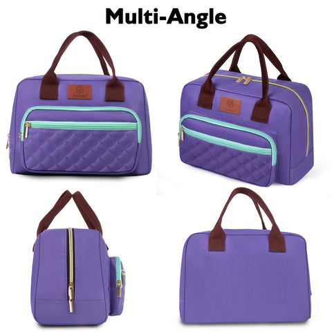 Genteen purple insulated bag adds vibrant daily use.