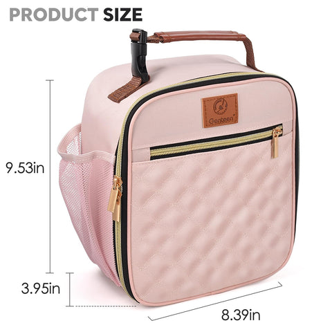 Genteen insulated lunch box maintains cool or warm meals for hours