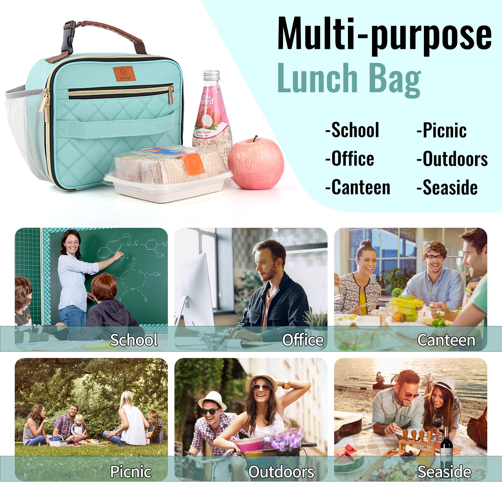 Sturdy reinforced stitching supports durability through daily use.