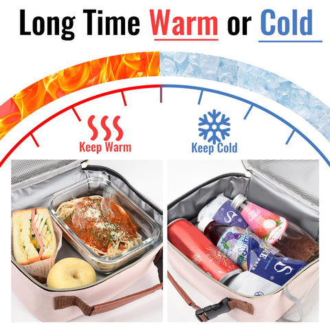 Genteen pink lunch box insulation material preserves temperature