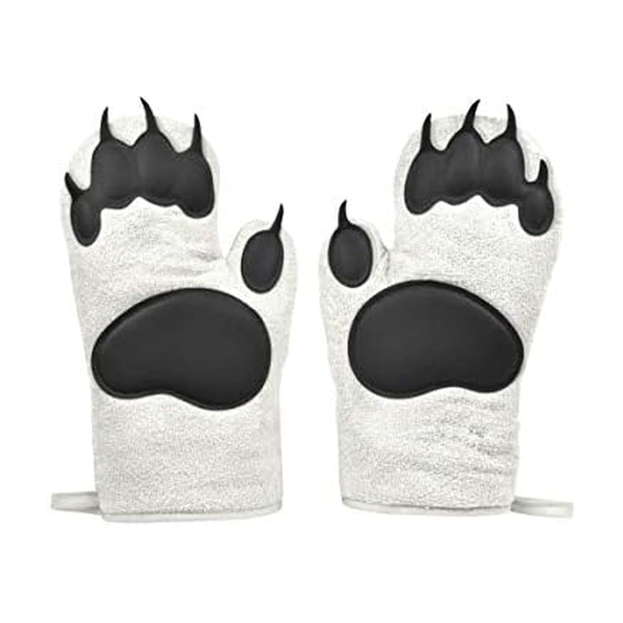 Genuine Fred Polar Bear Hands mitts set with insulated cotton and silicone pads for protection