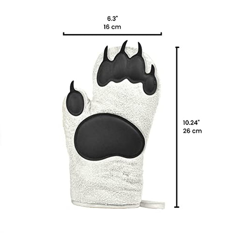 Genuine Fred Polar Bear Hands silicone pads provide heat resistance and grip