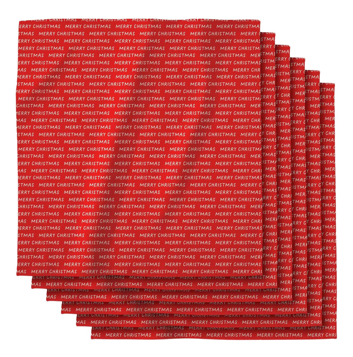 GEOMETRY Christmas napkins in geosuede texture for a neat dining setup.