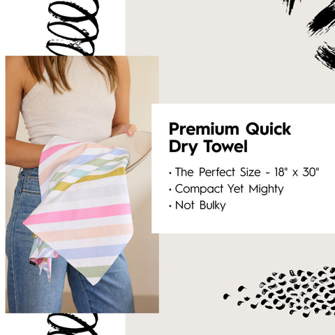 GEOMETRY two-pack towels offer reliable coverage for daily drying tasks