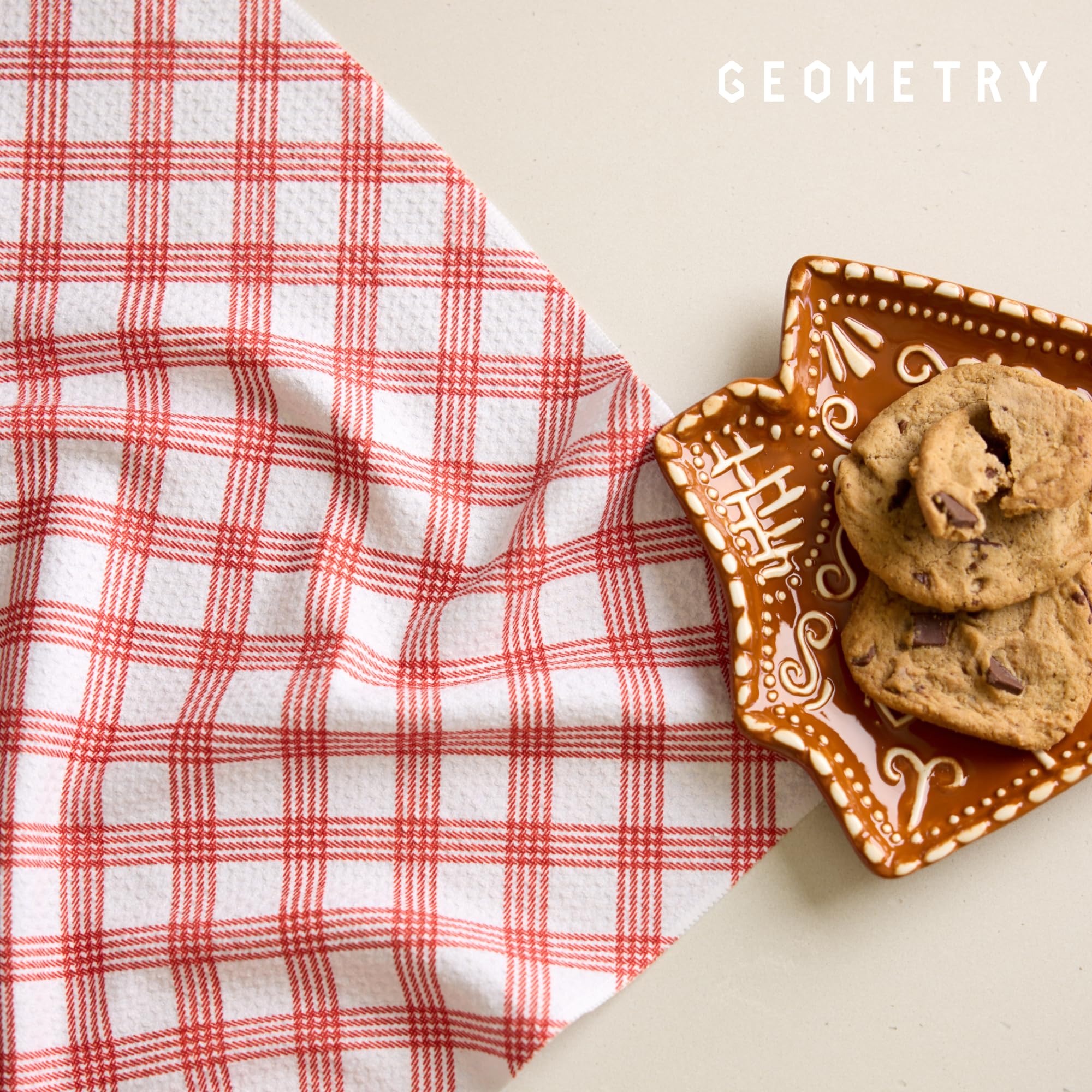 GEOMETRY geosuede fabric dries quickly with wrinkle-free finish.